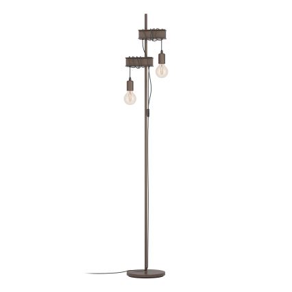 Eglo - Stojací lampa TOWNSHEND 2xE27/10W/230V