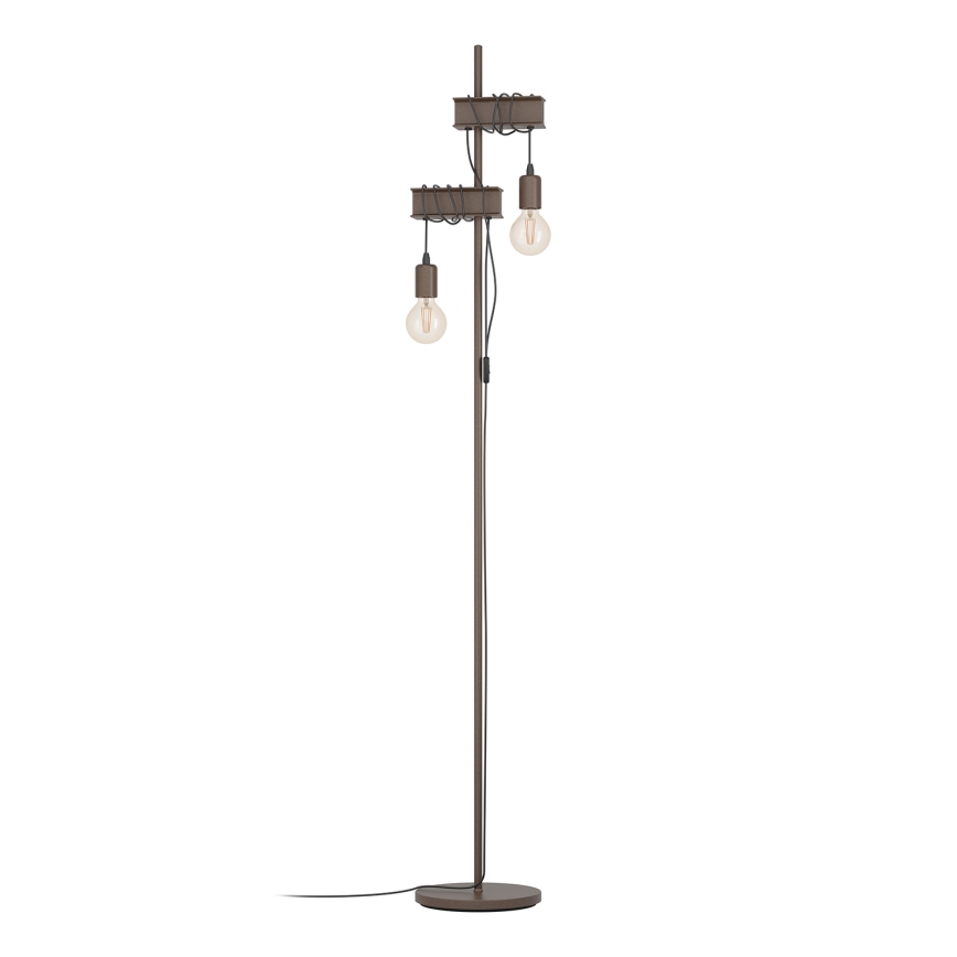 Eglo - Stojací lampa TOWNSHEND 2xE27/10W/230V