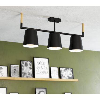 Eglo - Lustr na tyči 3xE27/40W/230V