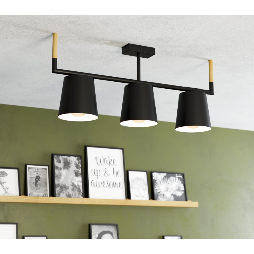 Eglo - Lustr na tyči 3xE27/40W/230V