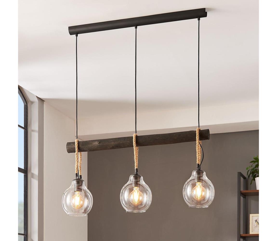 Eglo Eglo 43618 - Lustr na lanku RODING 3xE27/40W/230V EG43618