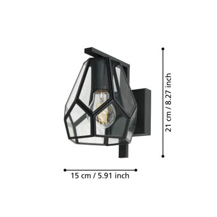 Eglo - Nástěnné svítidlo 1xE27/40W/230V