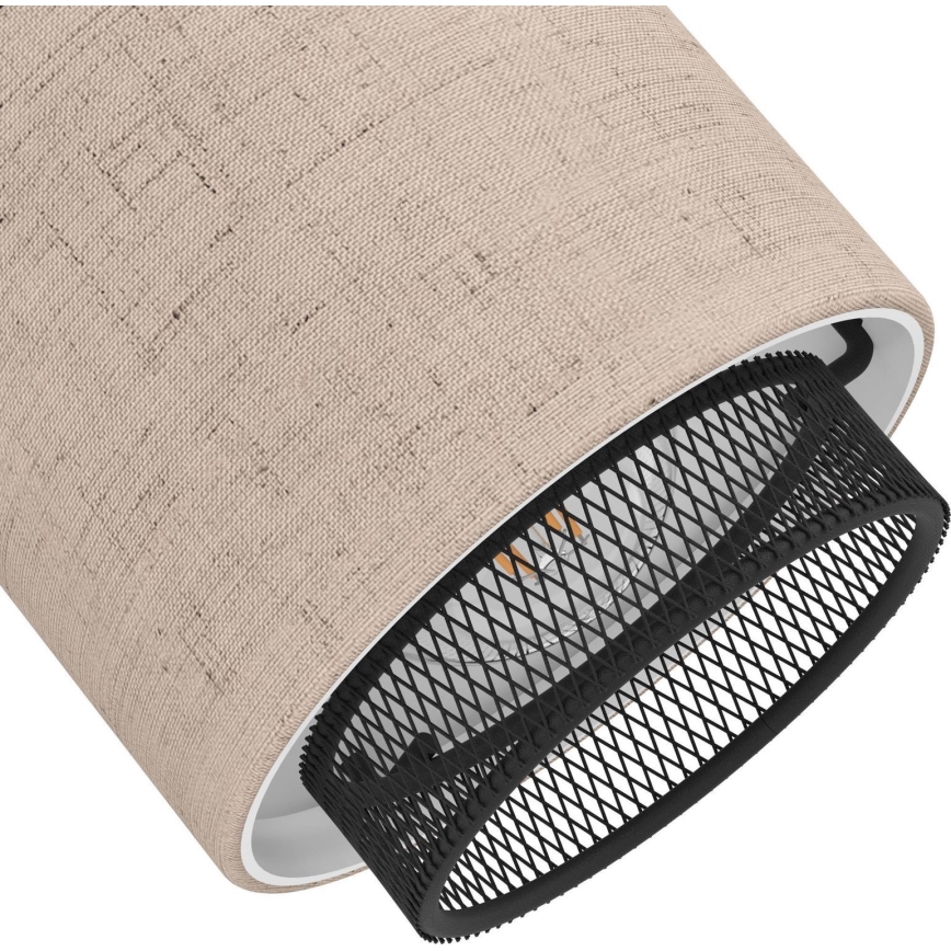 Eglo - Nástěnné bodové svítidlo 1xE14/40W/230V černá/béžová