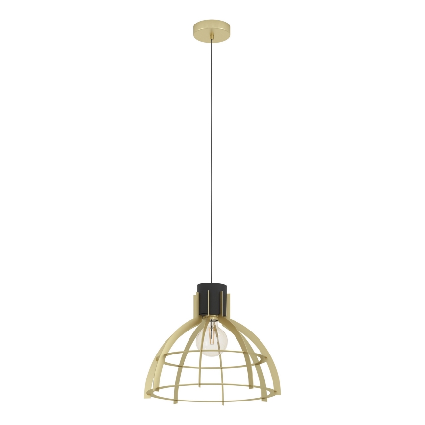 Eglo - Lustr na lanku 1xE27/40W/230V zlatá