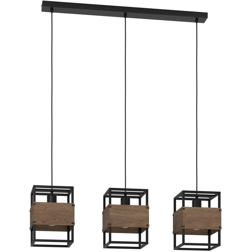 Eglo - Lustr na lanku 3xE27/40W/230V