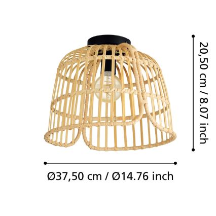 Eglo - Stropní svítidlo 1xE27/40W/230V