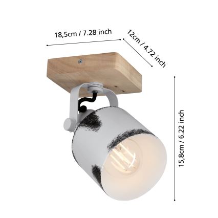 Eglo - Bodové svítidlo 1xE27/40W/230V