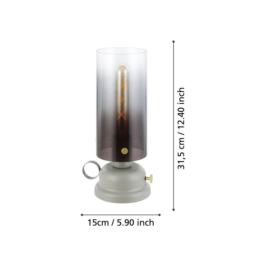 Eglo - Stolní lampa 1xE27/40W/230V