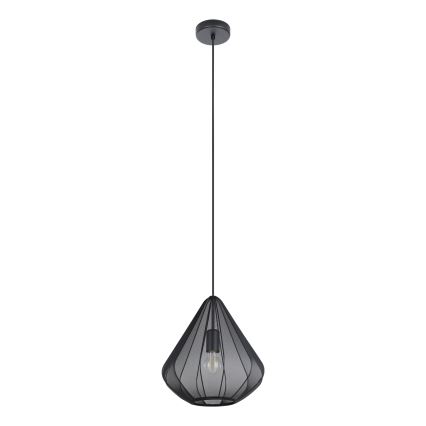 Eglo - Lustr na lanku 1xE27/40W/230V pr. 33,5 cm černá