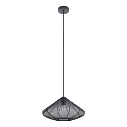Eglo - Lustr na lanku 1xE27/40W/230V pr. 42,5 cm černá