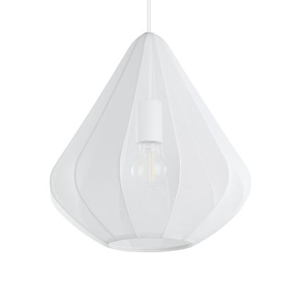 Eglo - Lustr na lanku 1xE27/40W/230V pr. 33,5 cm bílá