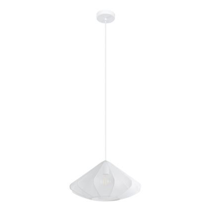 Eglo - Lustr na lanku 1xE27/40W/230V pr. 42,5 cm bílá