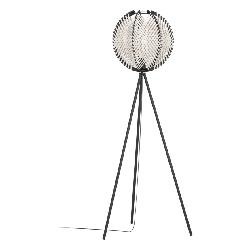 Eglo - Stojací lampa 1xE27/40W/230V bílá/černá