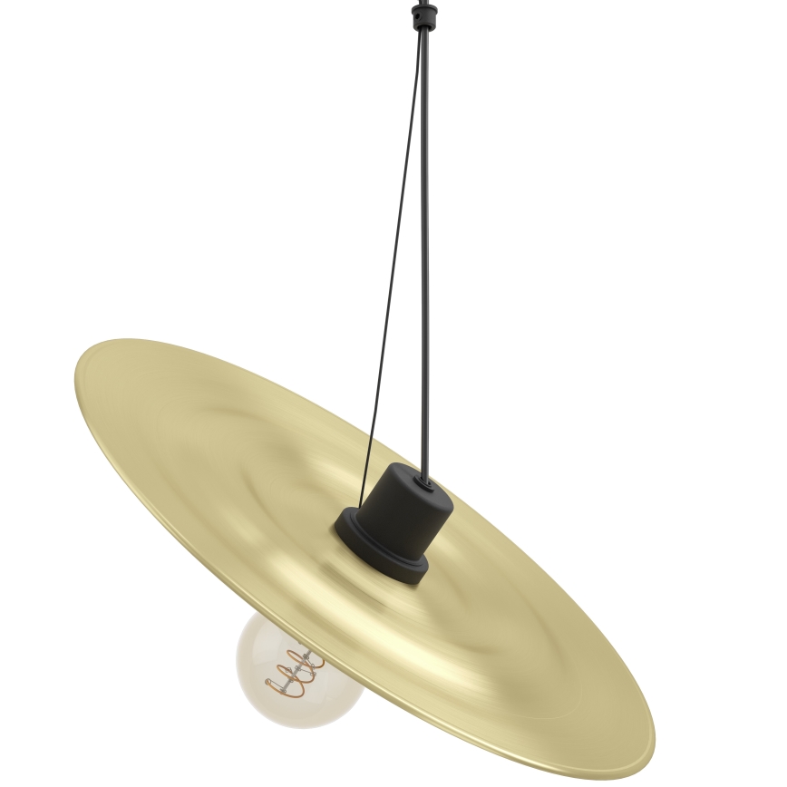 Eglo - Lustr na lanku 1xE27/40W/230V zlatá