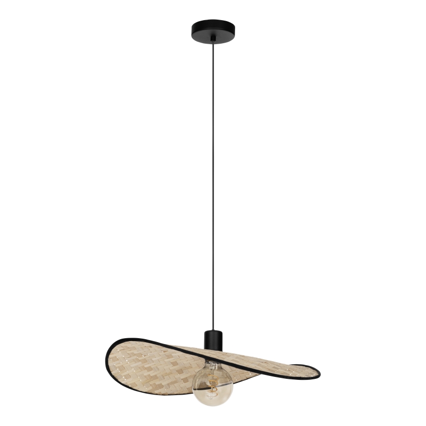 Eglo - Lustr na lanku 1xE27/40W/230V hnědá