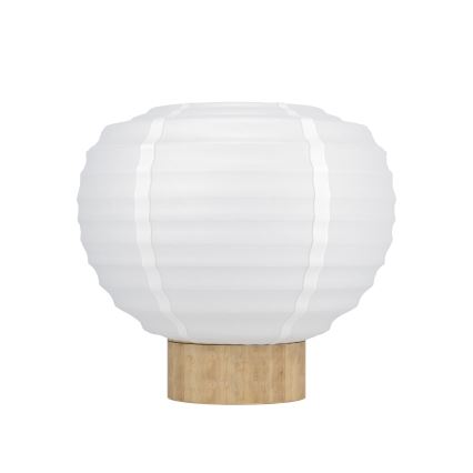 Eglo - Stolní lampa 1xE27/40W/230V bílá/béžová