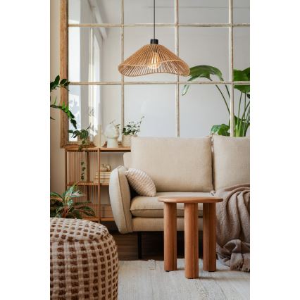 Eglo - Lustr na lanku 1xE27/60W/230V hnědá