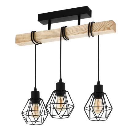 Eglo - Přisazený lustr TOWNSHEND 3xE27/60W/230V - FSC certifikováno
