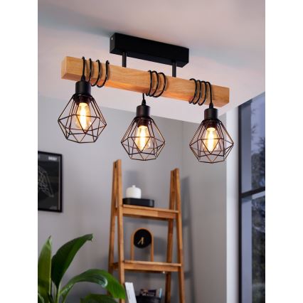 Eglo - Přisazený lustr TOWNSHEND 3xE27/60W/230V - FSC certifikováno