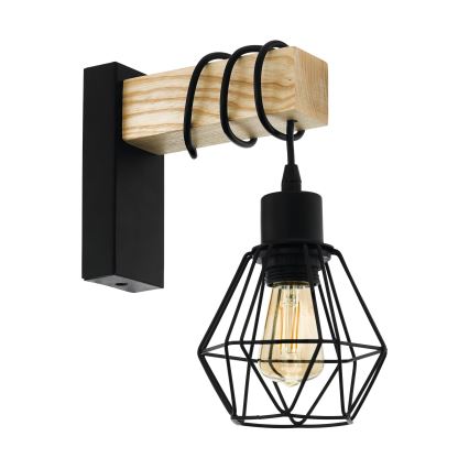 Eglo - Nástěnné svítidlo TOWNSHEND 1xE27/60W/230V