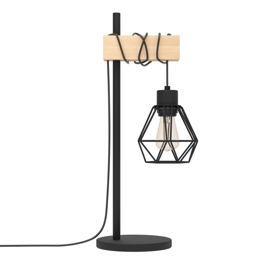 Eglo - Stolní lampa TOWNSHEND 1xE27/60W/230V - FSC certifikováno