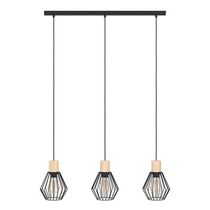 Eglo - Lustr na lanku 3xE27/60W/230V - FSC certifikováno