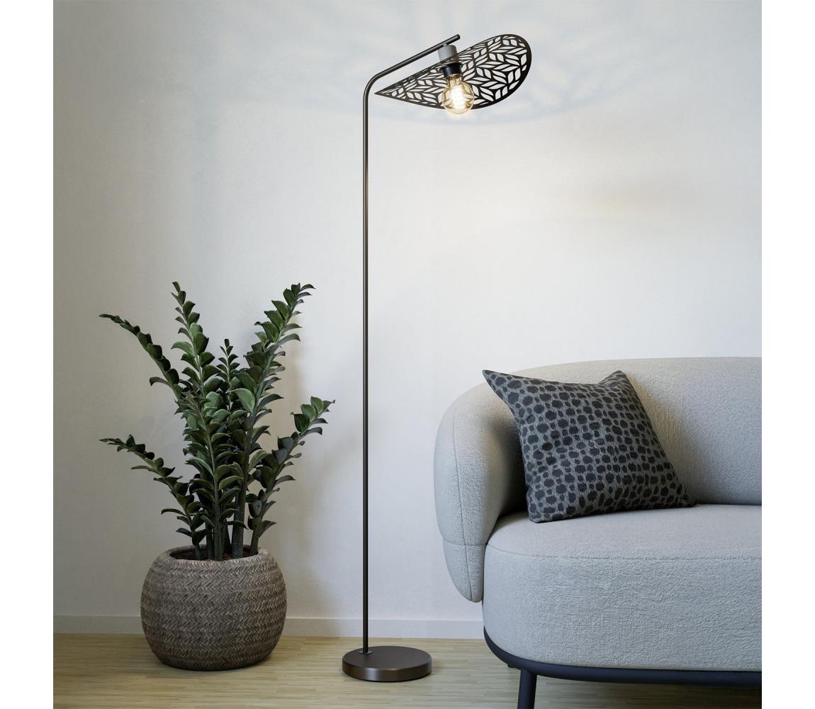 Eglo 44127 - Stojací lampa SWABY 1xE27/60W/230V bronzová 44127