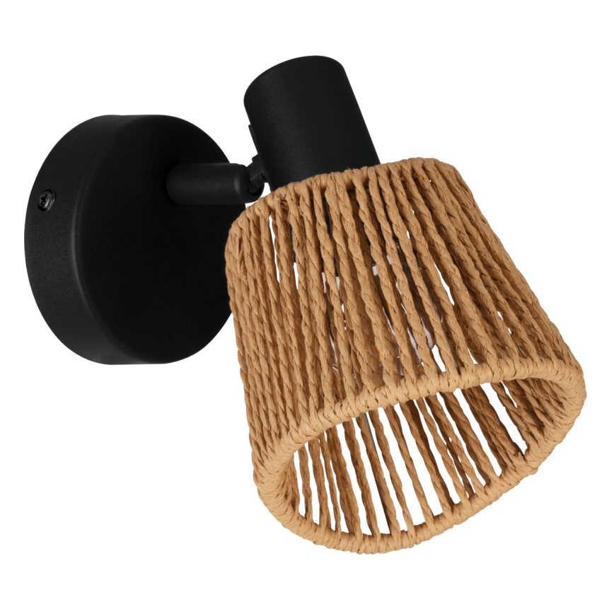 Eglo - Nástěnné bodové svítidlo 1xE14/10W/230V černá/béžová