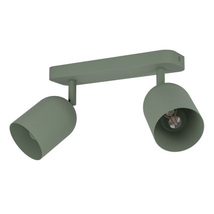 Eglo - Bodové svítidlo 2xE14/40W/230V zelená