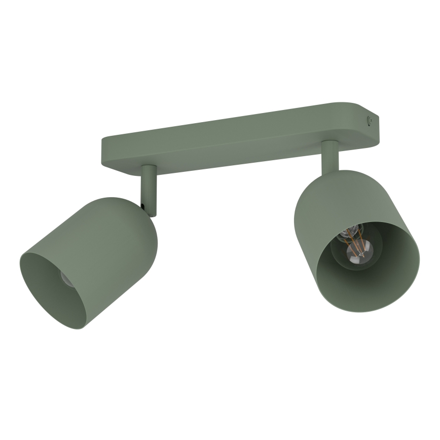 Eglo - Bodové svítidlo 2xE14/40W/230V zelená