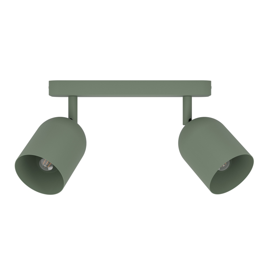 Eglo - Bodové svítidlo 2xE14/40W/230V zelená