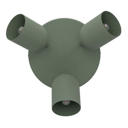 Eglo - Bodové svítidlo 3xE14/40W/230V pr. 25 cm zelená