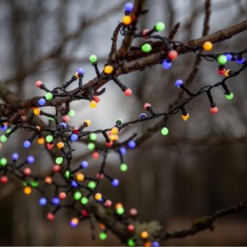 Eglo 472-53 - LED Venkovní vánoční řetěz BERRY MINI 700xLED/8 funkcí 14m multicolor IP44