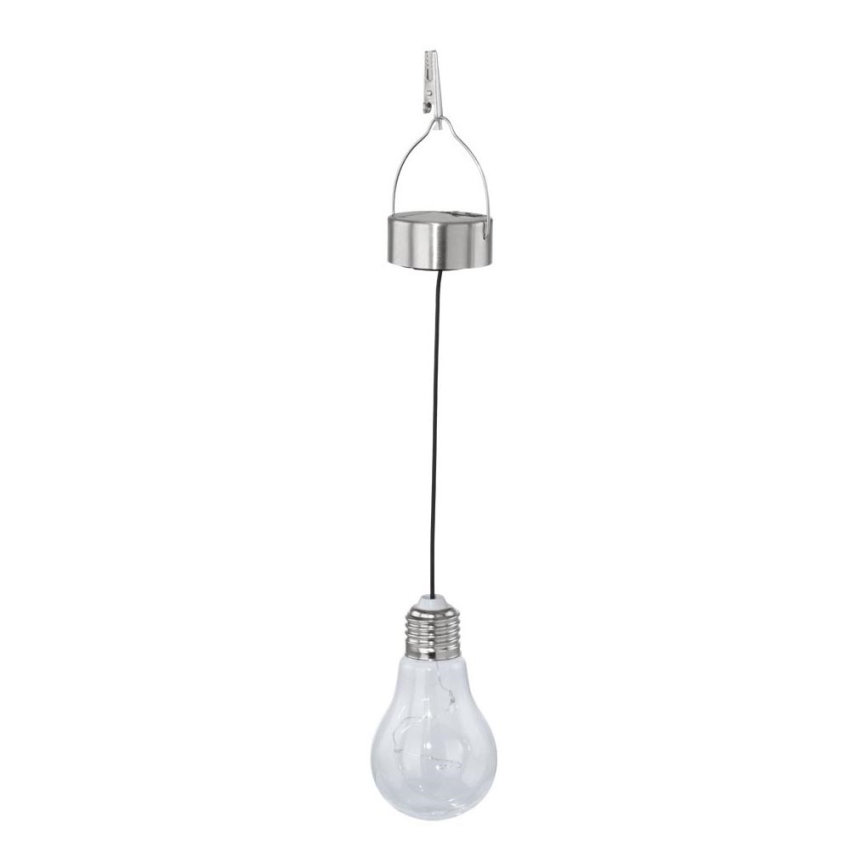 Eglo 48514 - LED Solární závěsné svítidlo LED/0,06W/1,2V IP44 lesklý chrom