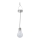 Eglo 48514 - LED Solární závěsné svítidlo LED/0,06W/1,2V IP44 lesklý chrom