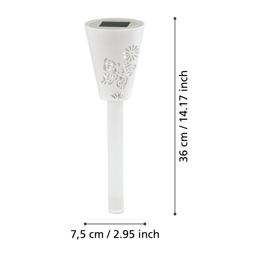 Eglo 48811 - LED RGB Solární svítidlo LED/0,06W/1,2V bílá