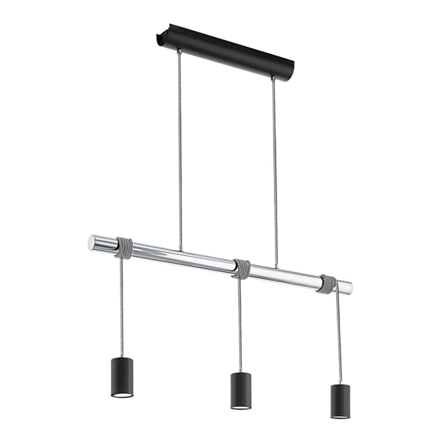 Eglo 49139 - LED Lustr na lanku TOWNSHEND 1 3xGU10/5W/230V