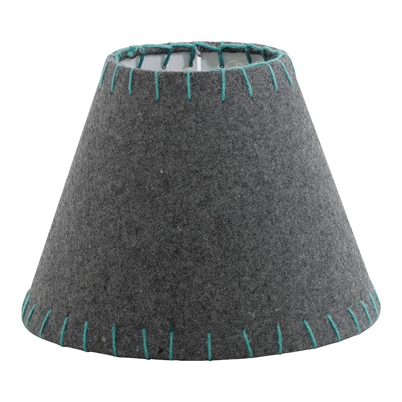 Eglo 49433 - Stínidlo k stojací lampě VINTAGE zelená vyšívané E14 pr. 20,5 cm