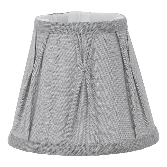 Eglo 49436 - Stínidlo k stojací lampě VINTAGE šedá len E14 pr. 15,5 cm