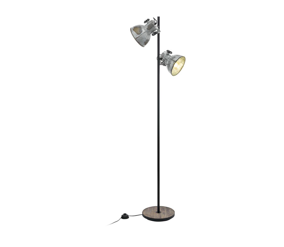 Eglo Eglo 49722 - Stojací lampa BARNSTAPLE 2xE27/40W/230V EG49722
