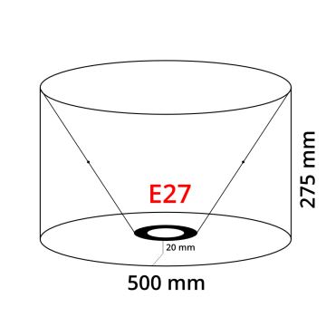 Eglo 49861 - Stínidlo VINTAGE E27 pr. 50 cm