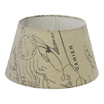 Eglo 49987 - Textilní stínidlo k stojací lampě VINTAGE E14/E27 pr. 25 cm