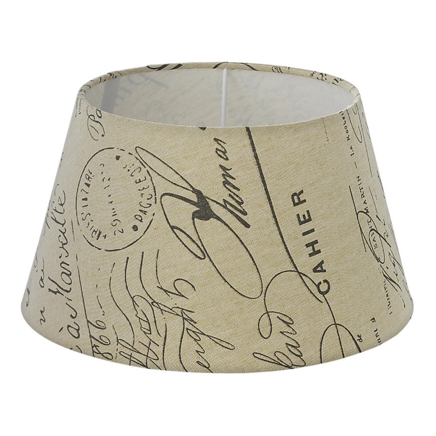 Eglo 49987 - Textilní stínidlo k stojací lampě VINTAGE E14/E27 pr. 25 cm