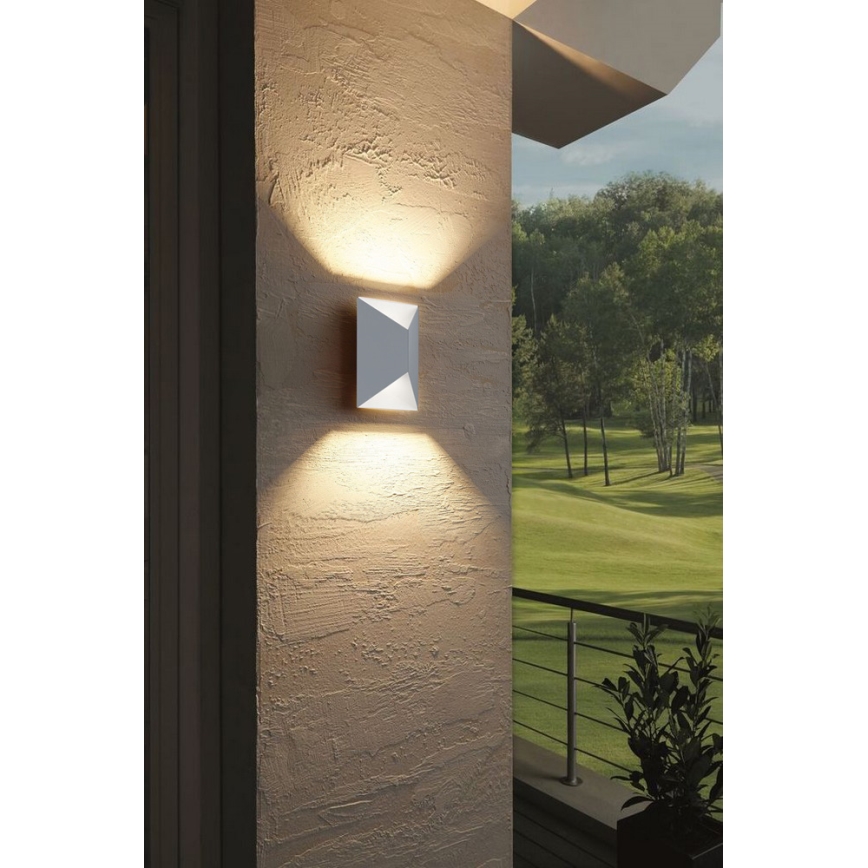 Eglo - Edi Light 54603 - LED Venkovní nástěnné svítidlo PREDAZZO 2xLED/2,5W/230V IP44