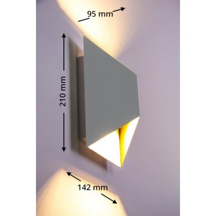 Eglo - Edi Light 54603 - LED Venkovní nástěnné svítidlo PREDAZZO 2xLED/2,5W/230V IP44