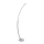 Eglo 55007 - LED Stmívatelná stojací lampa LED/14W/230V matný chrom