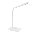 Eglo 55123 - LED Stmívatelná stolní lampa s bezdrátovým nabíjením LED/5,5W/230V bílá