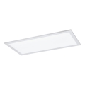 Eglo 55149 - LED RGBW Stmívatelný přisazený panel LED/12W/230V 2700-6500K 30x60 cm bílá + dálkové ovládání