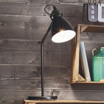 Eglo 55251 - Stolní lampa PRIDDY 1xE27/40W/230V černá