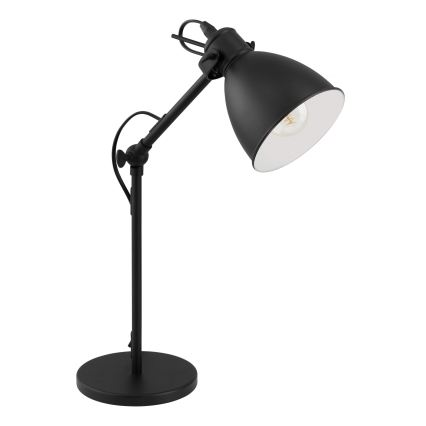 Eglo 55251 - Stolní lampa PRIDDY 1xE27/40W/230V černá